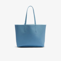 Sac cabas Anna réversible avec pochette en piqué - Forget Me Not