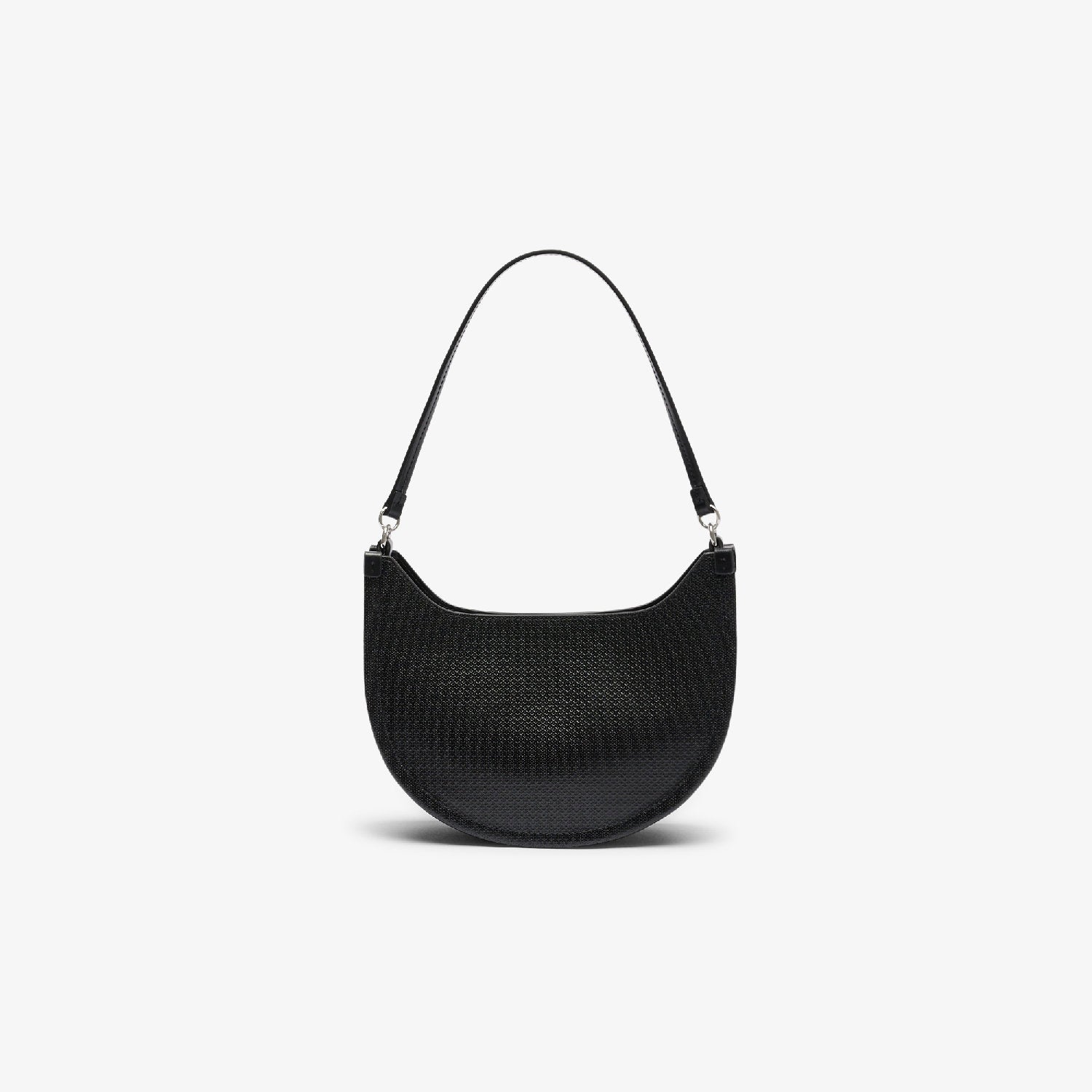 Sac lune Chantaco en cuir - Noir