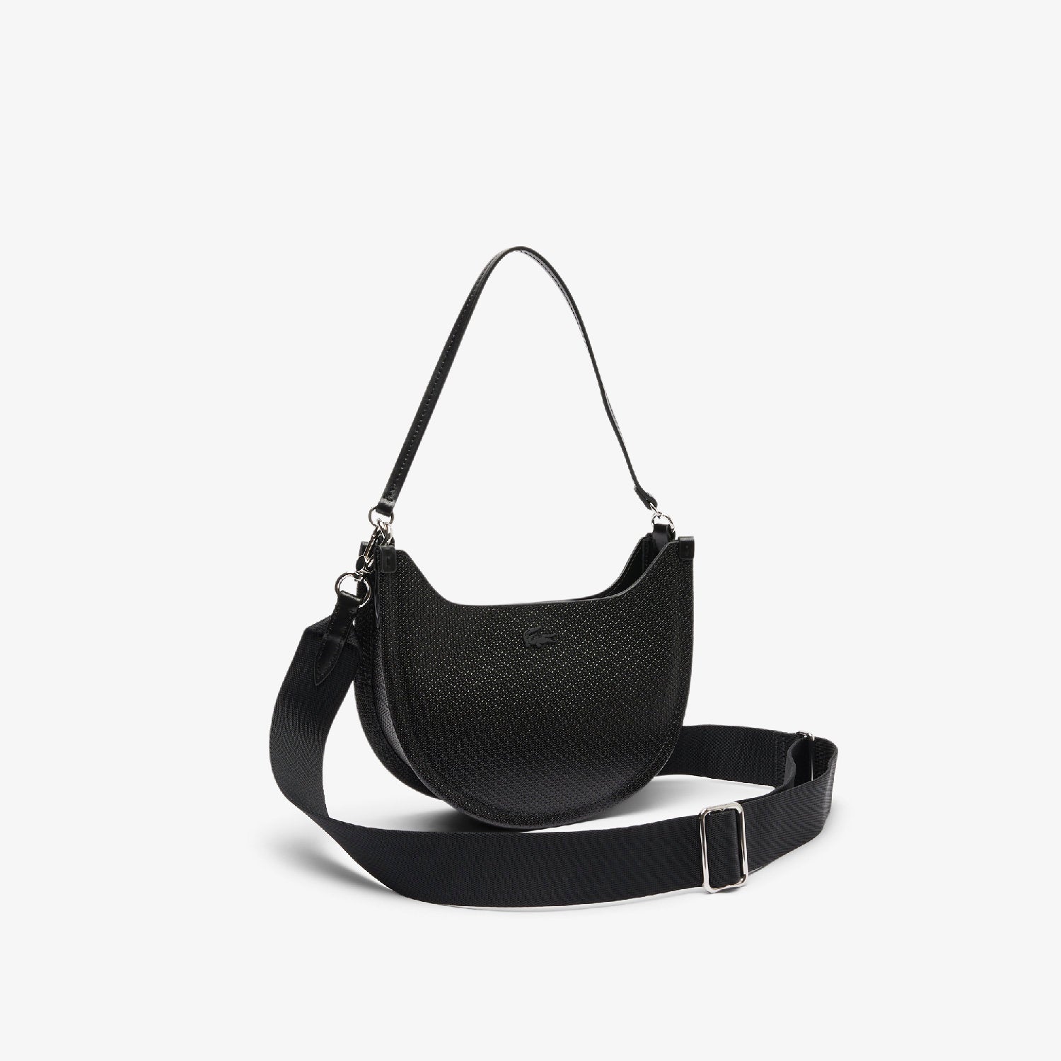 Sac lune Chantaco en cuir - Noir