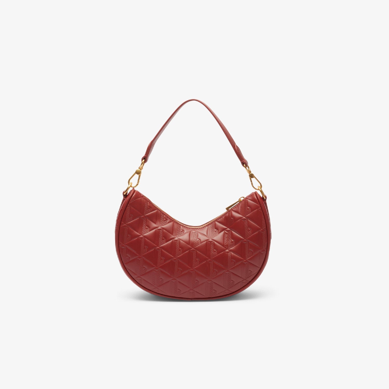 Sac lune Maheki embossé en cuir - Iberis