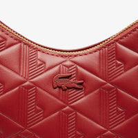 Sac lune Maheki embossé en cuir - Iberis