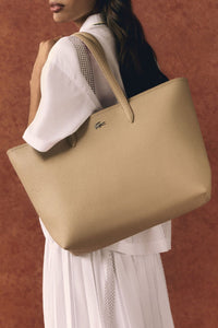 Sac cabas Anna zippée en piqué - Viennois Grenadine