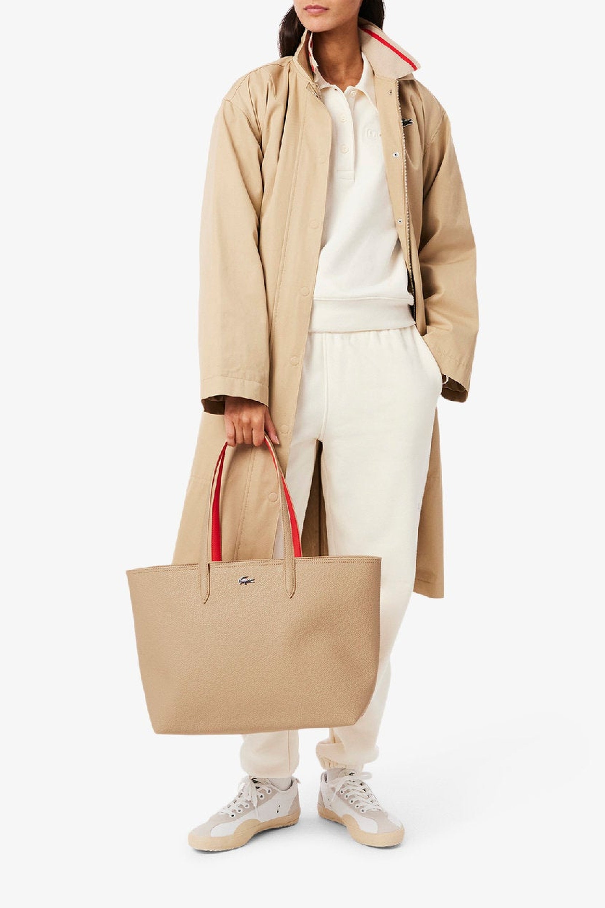 Sac cabas Anna zippée en piqué - Viennois Grenadine