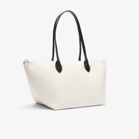 Sac cabas Athena en piqué - Farine Noir