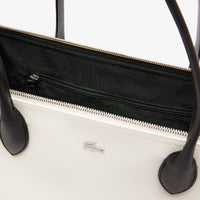 Sac cabas Athena en piqué - Farine Noir