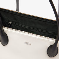 Sac cabas Athena en piqué - Farine Noir