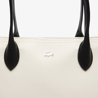 Sac cabas Athena en piqué - Farine Noir