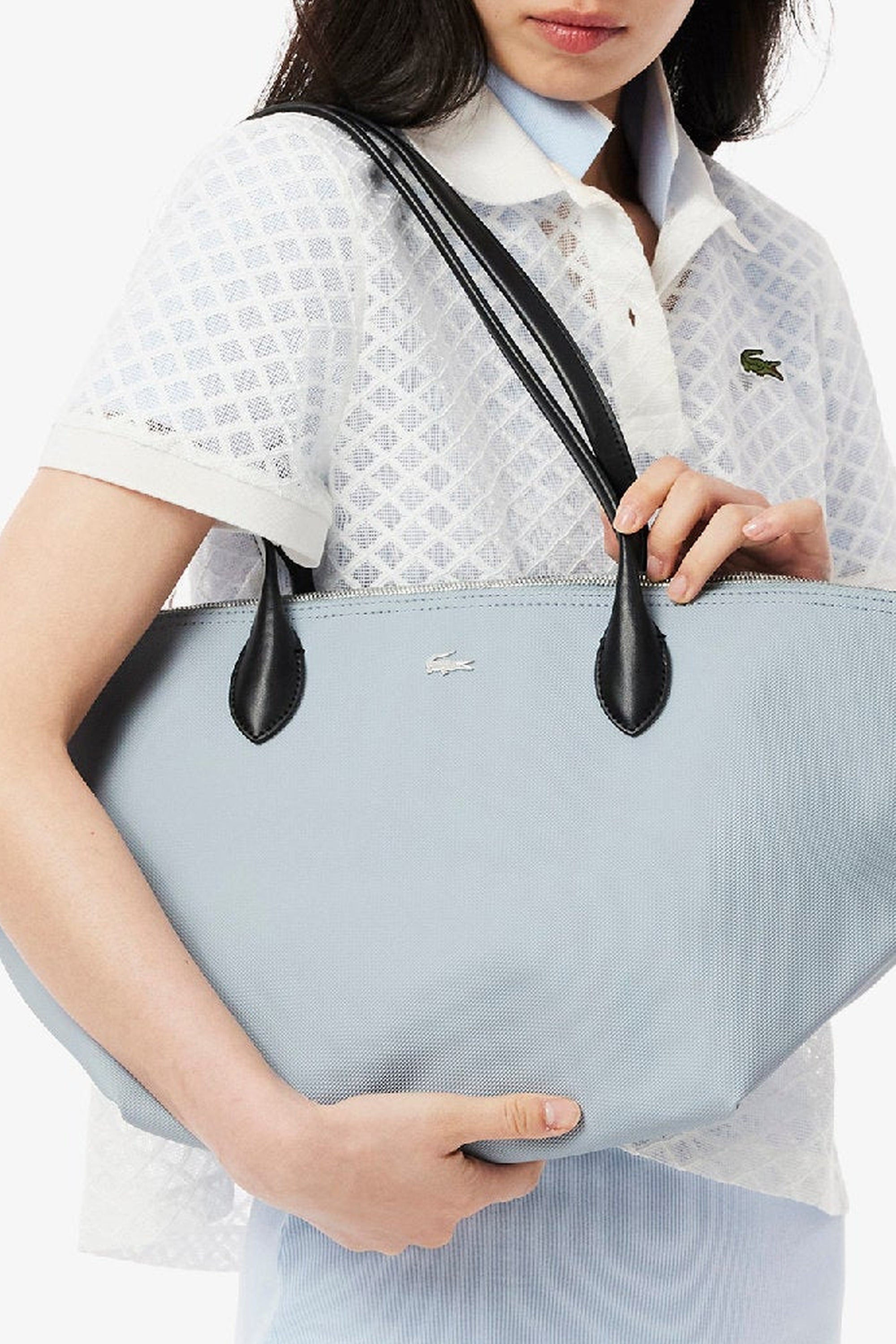 Sac cabas Athena en piqué - Tradewinds Noir