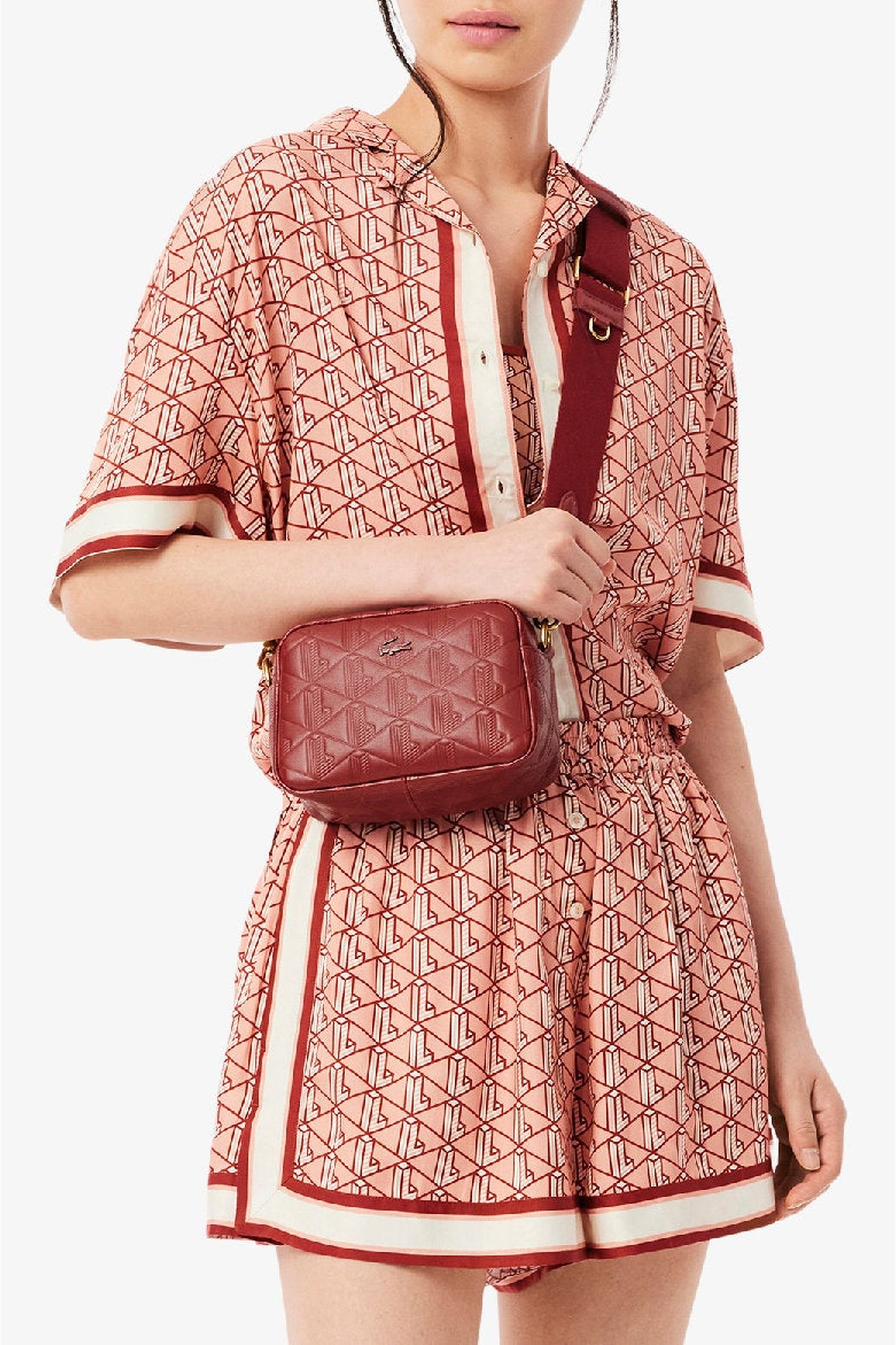 Maheki small leather shoulder bag - Iberis