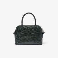 Petit sac Chantaco embossé en cuir - Sinople