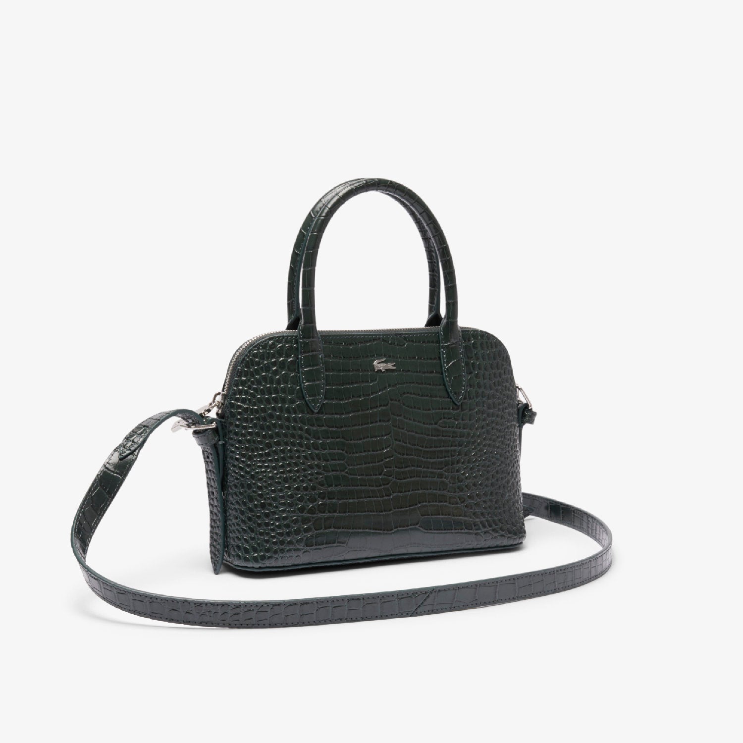 Petit sac Chantaco embossé en cuir - Sinople