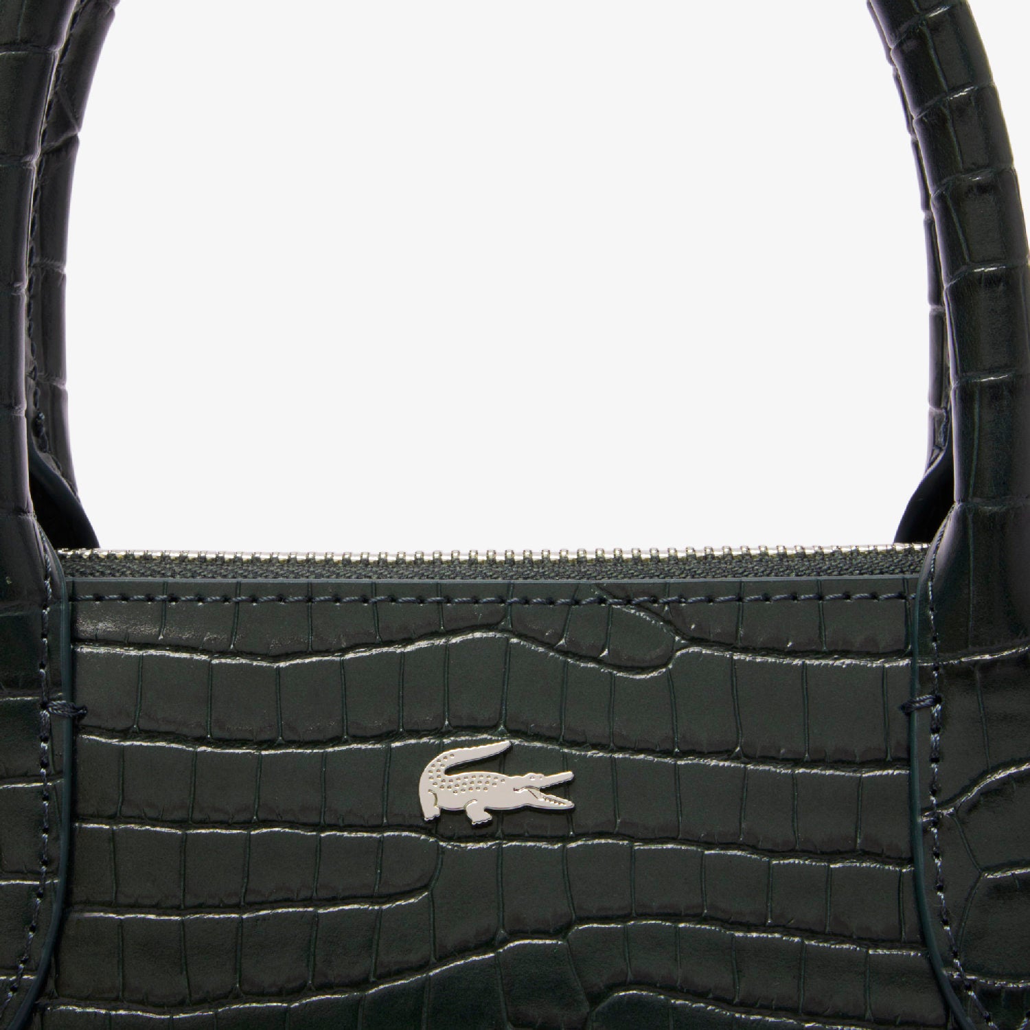 Petit sac Chantaco embossé en cuir - Sinople