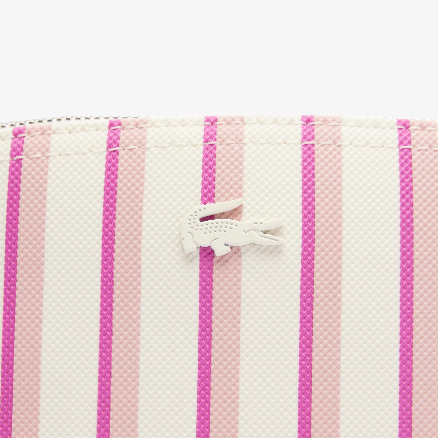 Anna reversible piqué case - Farine Pink Stripes