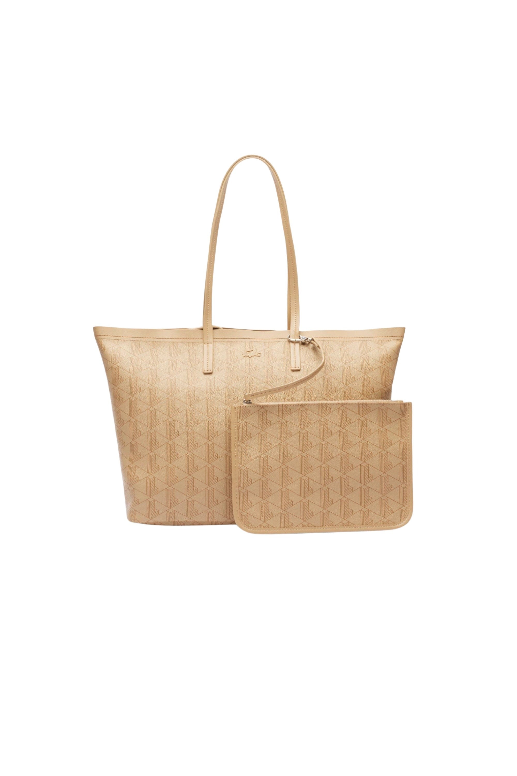 Sac cabas Zely grainé avec pochette - Mono Viennois