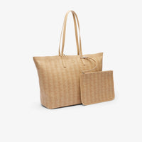 Sac cabas Zely grainé avec pochette - Mono Viennois