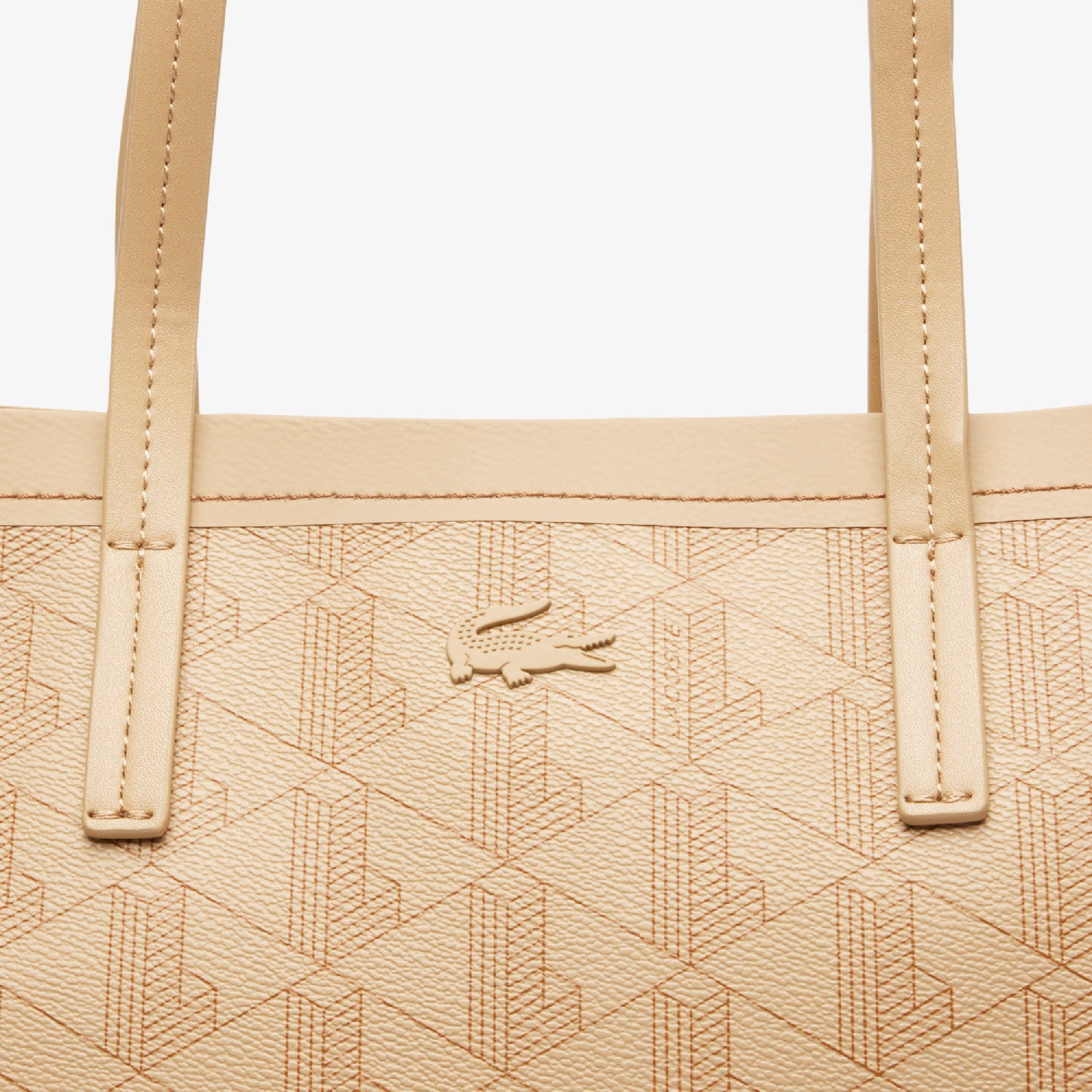 Sac cabas Zely grainé avec pochette - Mono Viennois