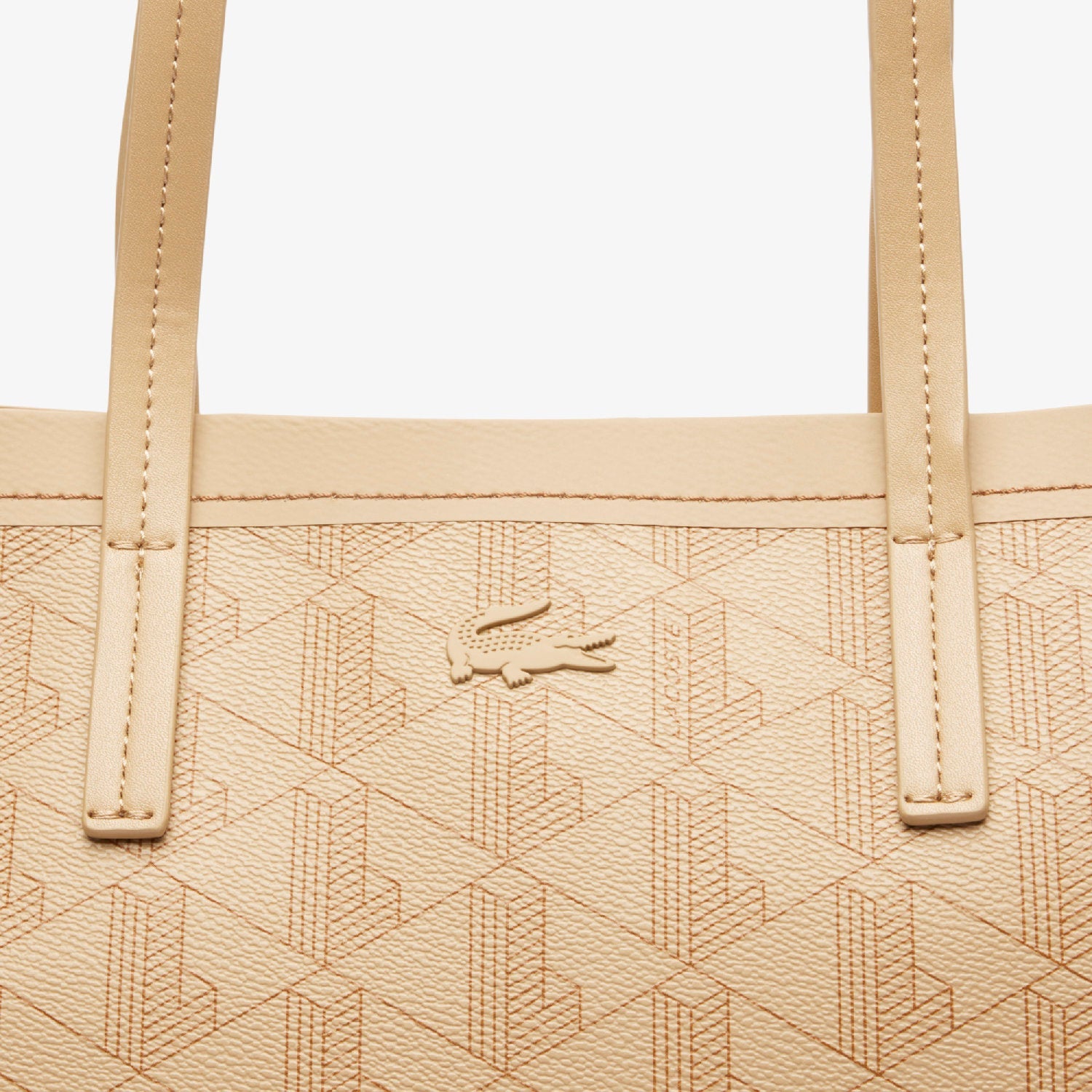 Sac cabas Zely grainé avec pochette - Mono Viennois