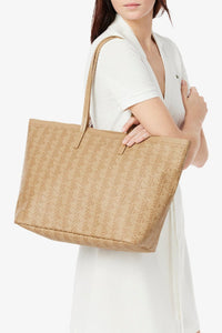 Sac cabas Zely grainé avec pochette - Mono Viennois