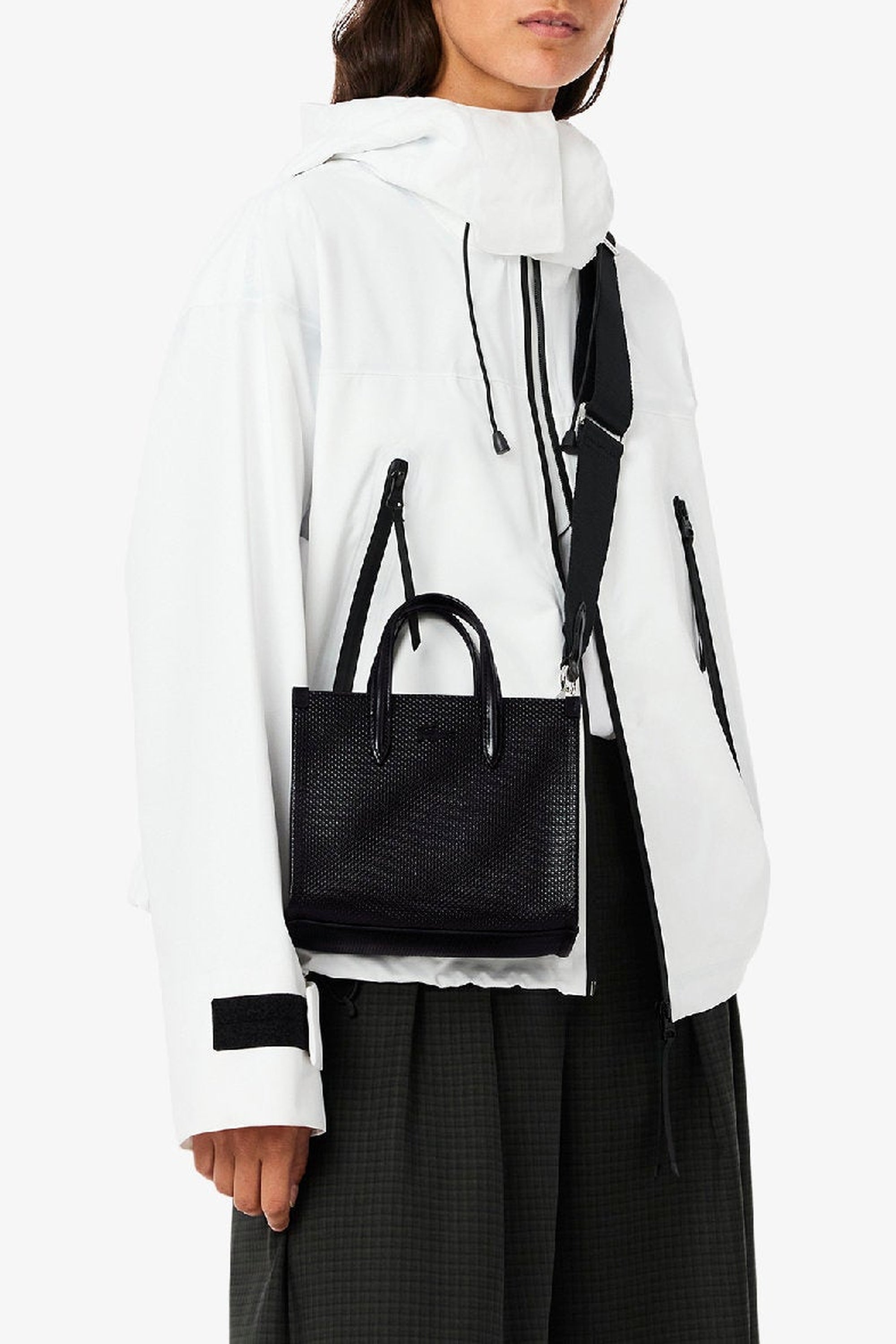 Mini sac à main Chantaco en cuir - Noir