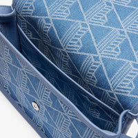 Heritage Jacquard Flap Bag - Mono Jacquard Denim