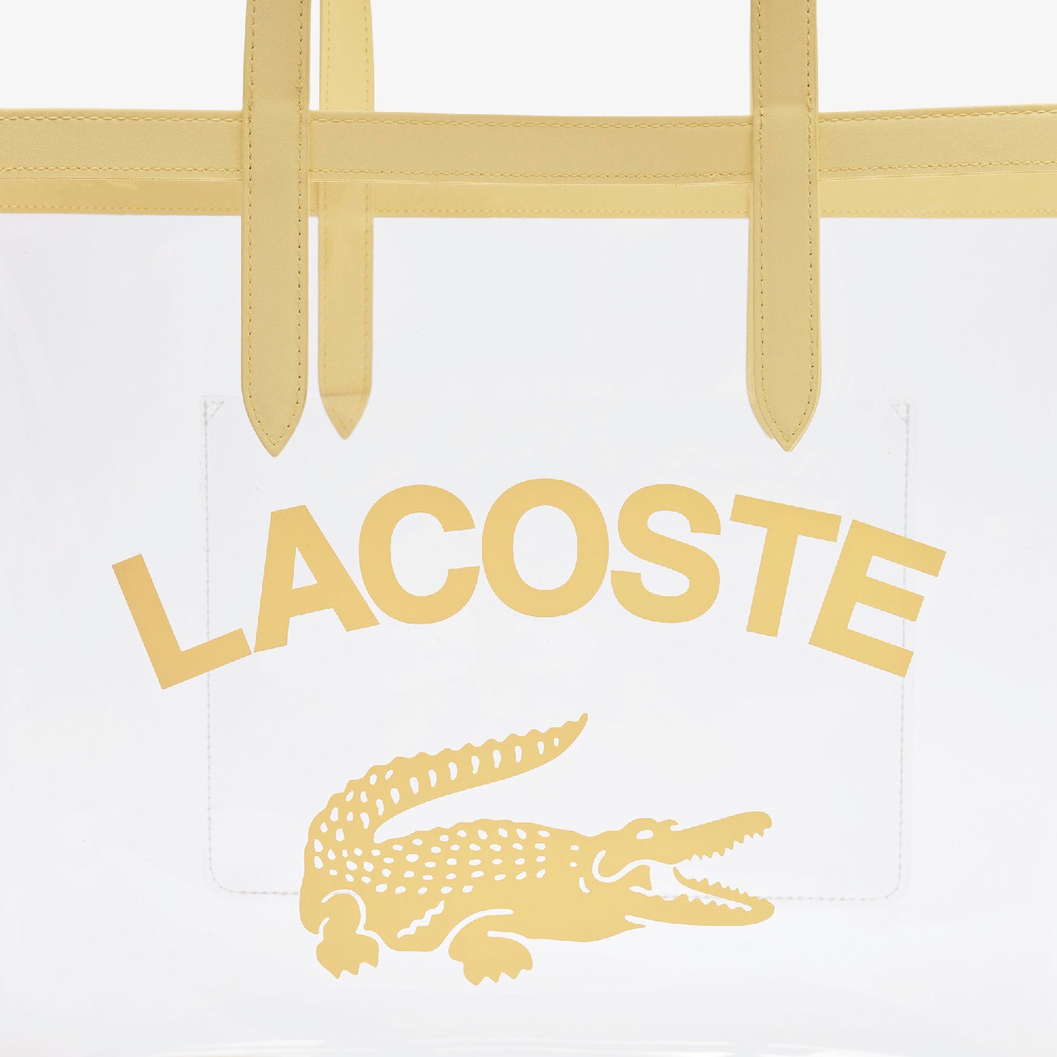 Anna tote bag with pocket - Transparent Yellow