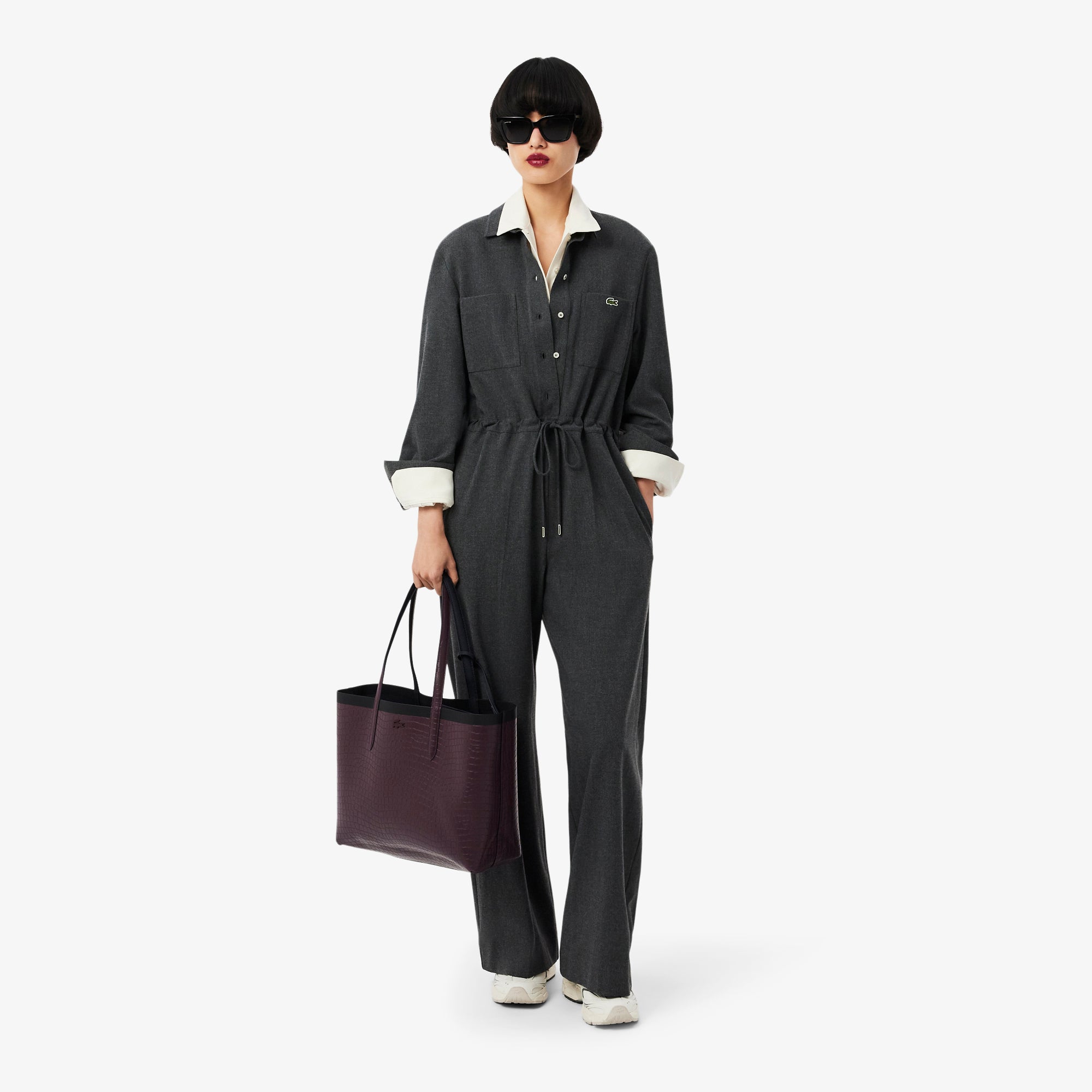 Shopping Bag - Abimes Croc Emboss
