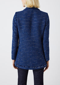 Long fitted jacket - Navy