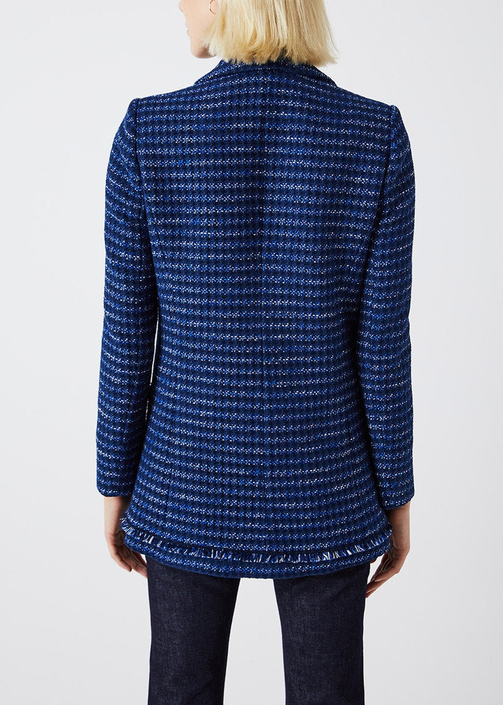 Long fitted jacket - Navy