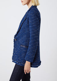 Long fitted jacket - Navy