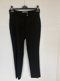 Pantalon polyester ceinture - Noir