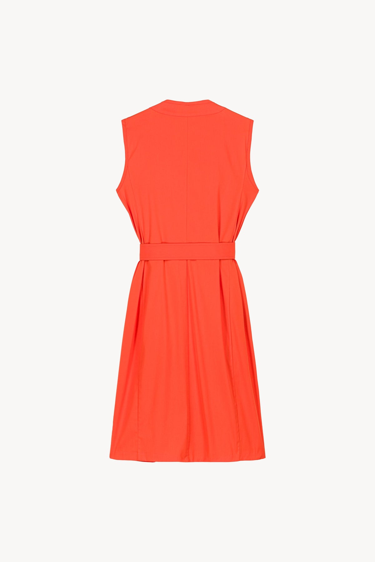 Robe sans manches portefeuill - Orange Vif