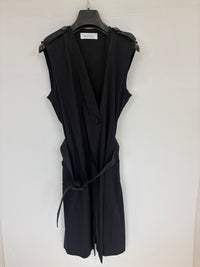 Robe sans manches portefeuill - Marine
