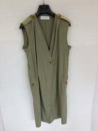 Robe sans manches portefeuill - Kaki