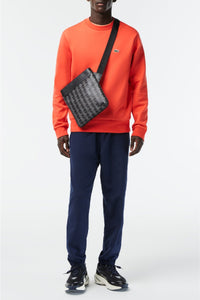 The Blend printed flat bag - Monogram Black Grey