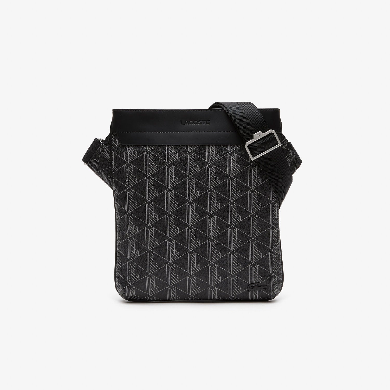 The Blend printed flat bag - Monogram Black Grey