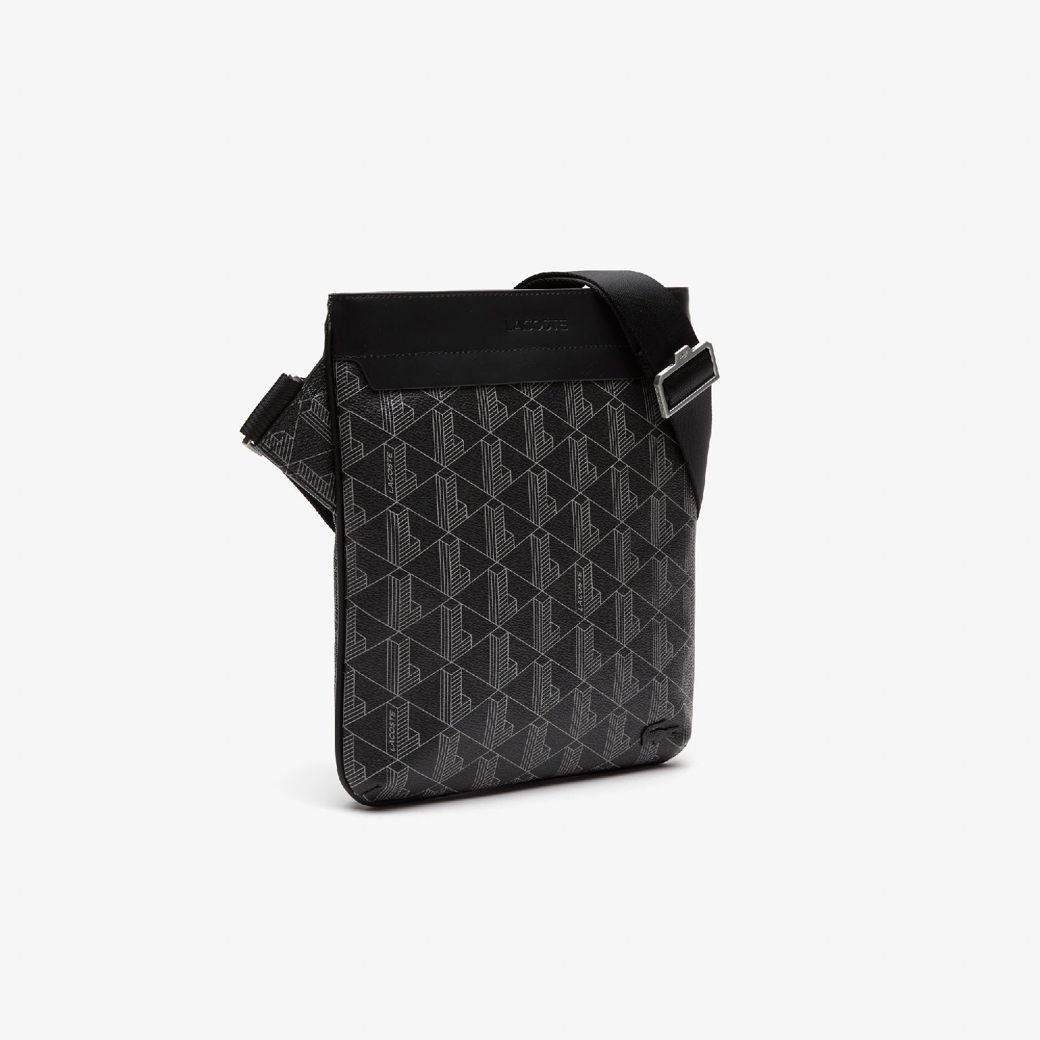 The Blend printed flat bag - Monogram Black Grey