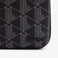 The Blend printed flat bag - Monogram Black Grey