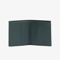 Portefeuille compact monogramme en cuir - Sinople