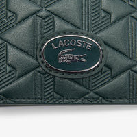 Portefeuille compact monogramme en cuir - Sinople