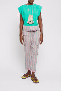 Pantalon sarouel Nicobar - Stripes