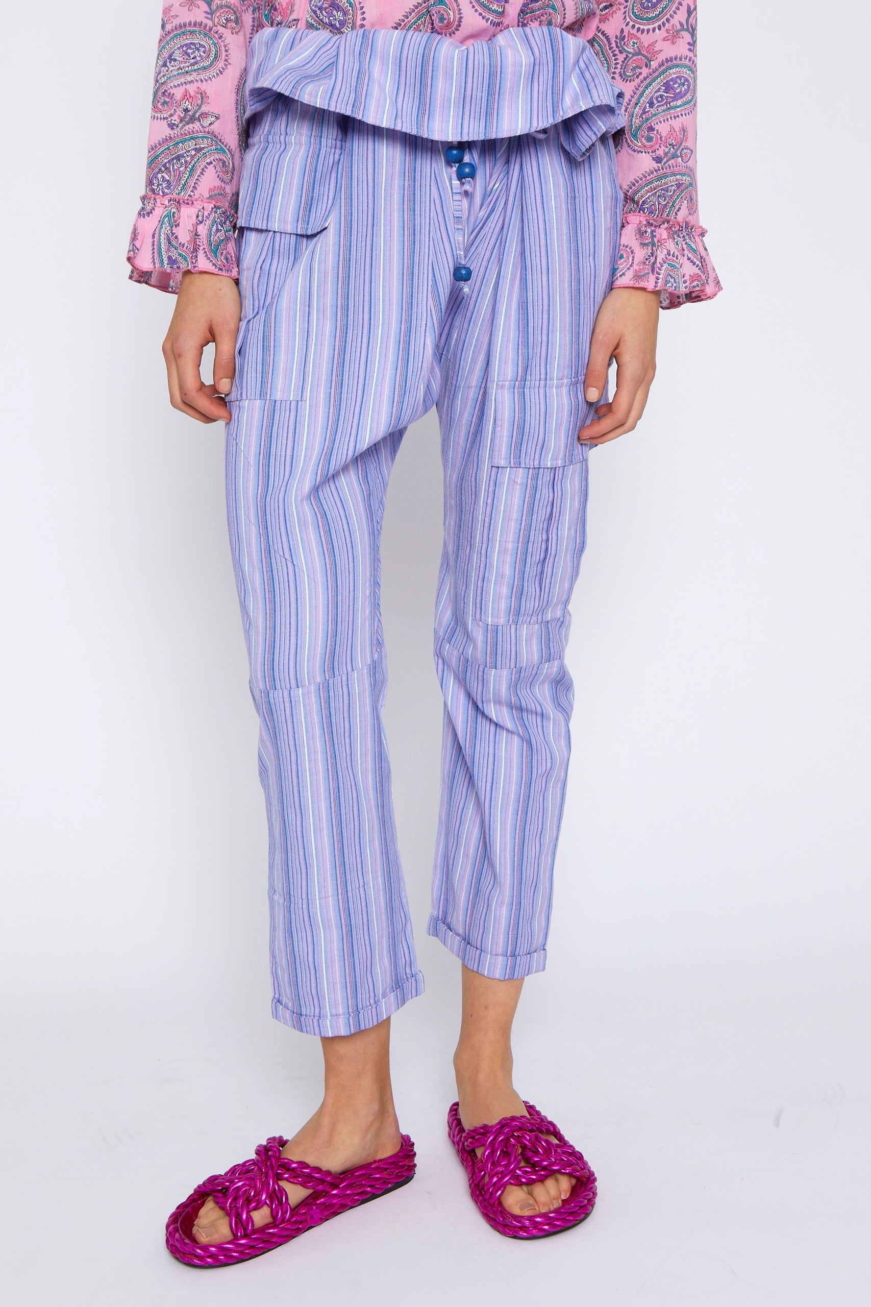 Pantalon sarouel Nicobar - Blue