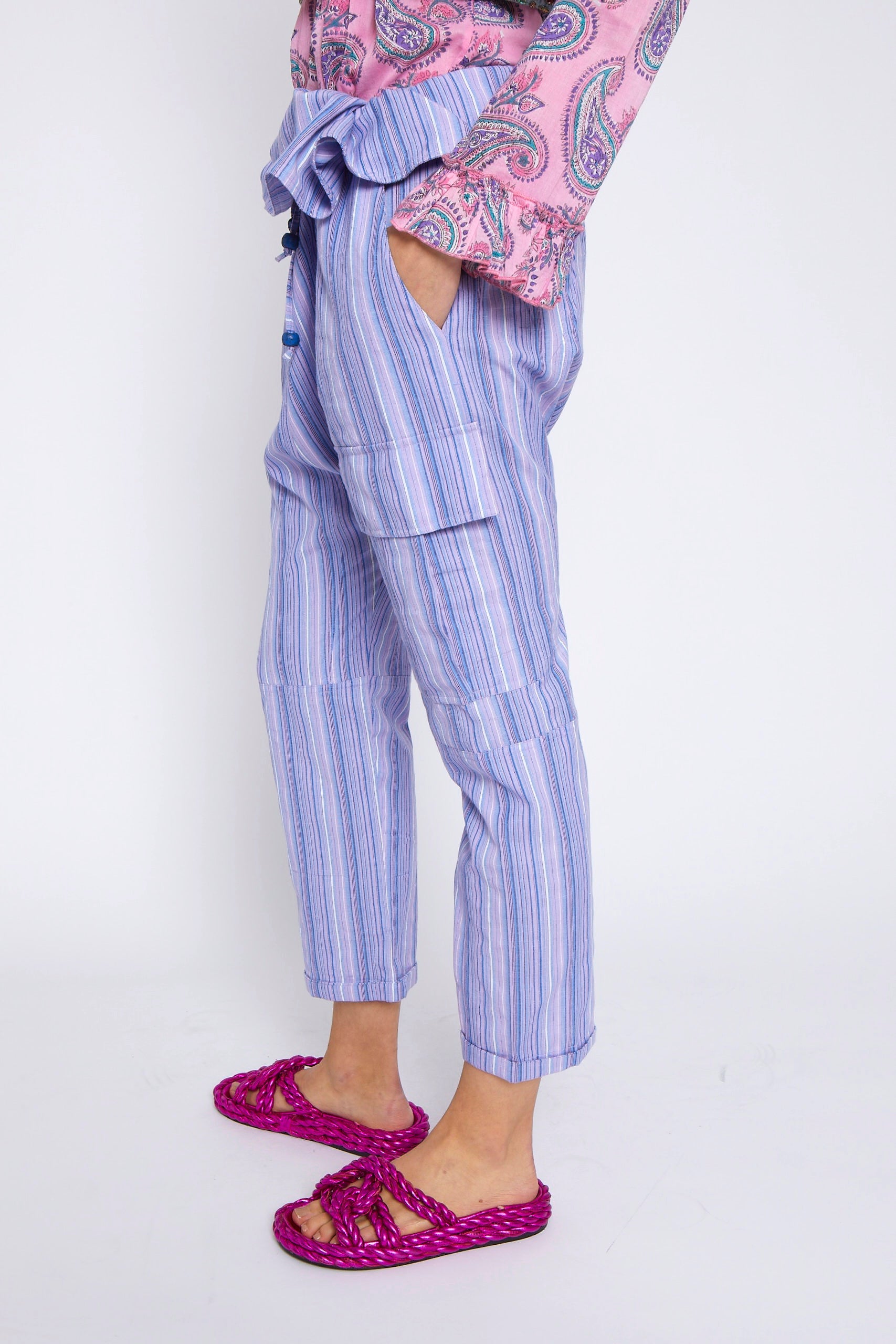 Pantalon sarouel Nicobar - Blue