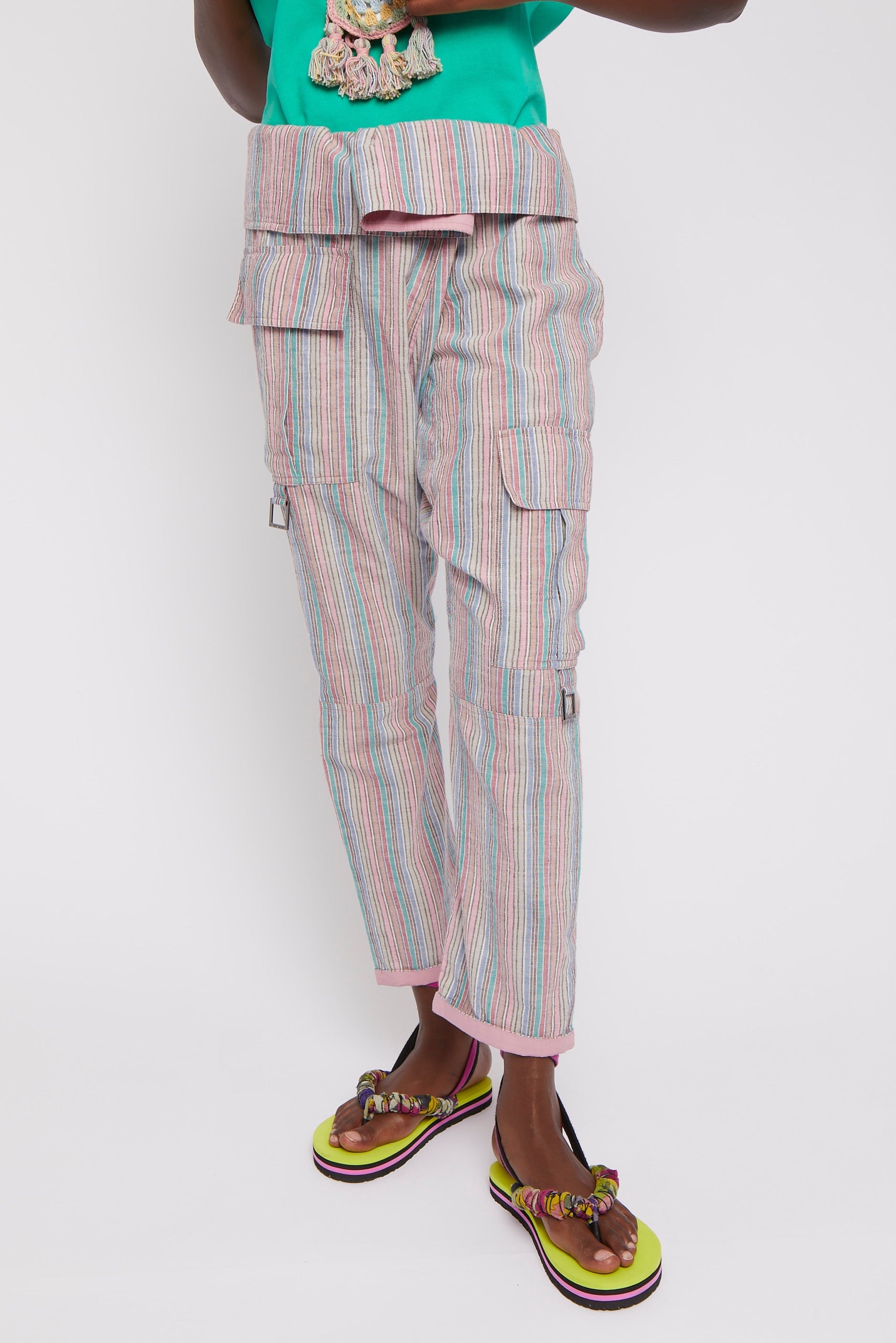 Pantalon sarouel Nicobar - Stripes