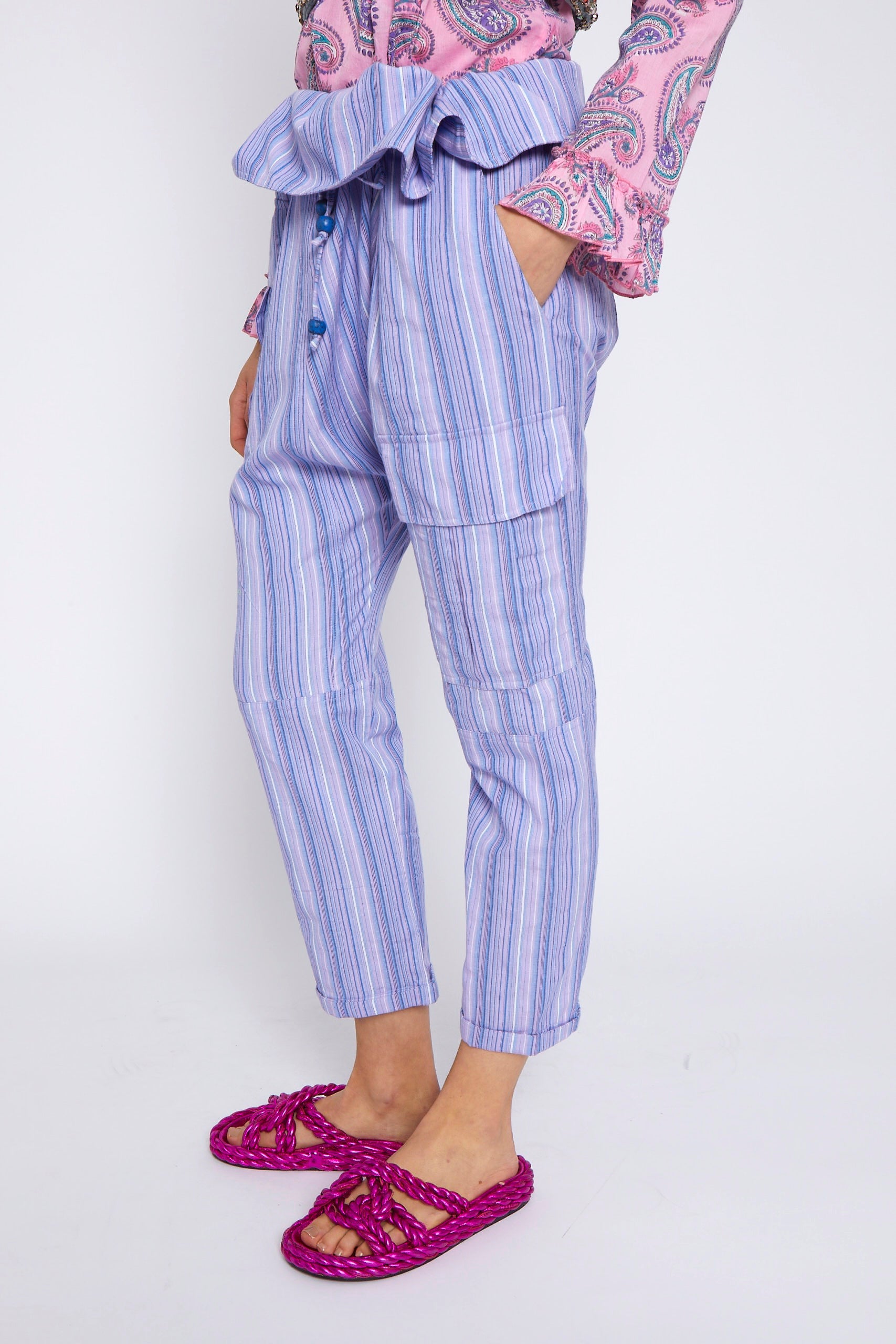 Pantalon sarouel Nicobar - Blue