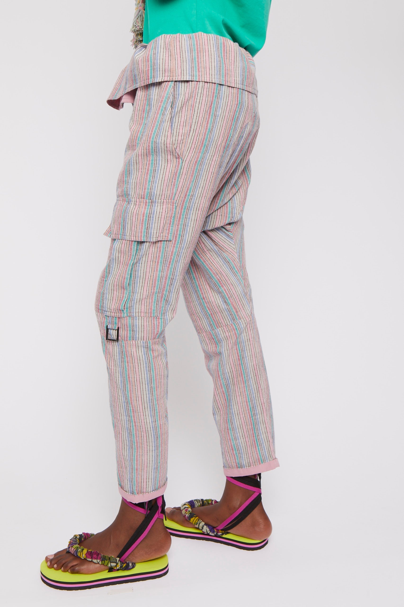 Pantalon sarouel Nicobar - Stripes