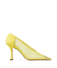 Escarpins Nicole 90 - Crystal, Yellow & Yellow