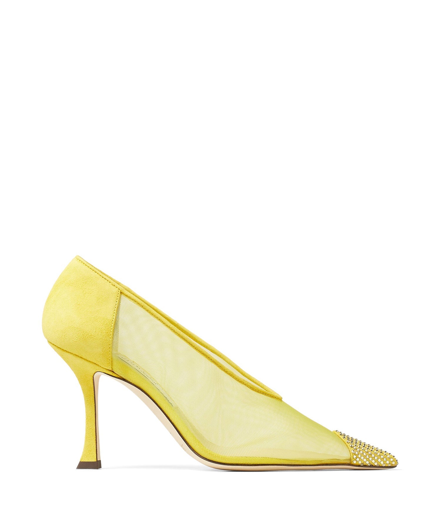Escarpins Nicole 90 - Crystal, Yellow & Yellow