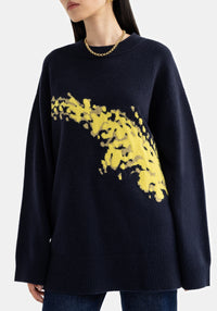 Nikolette Mimosa wool jumper - Midnight