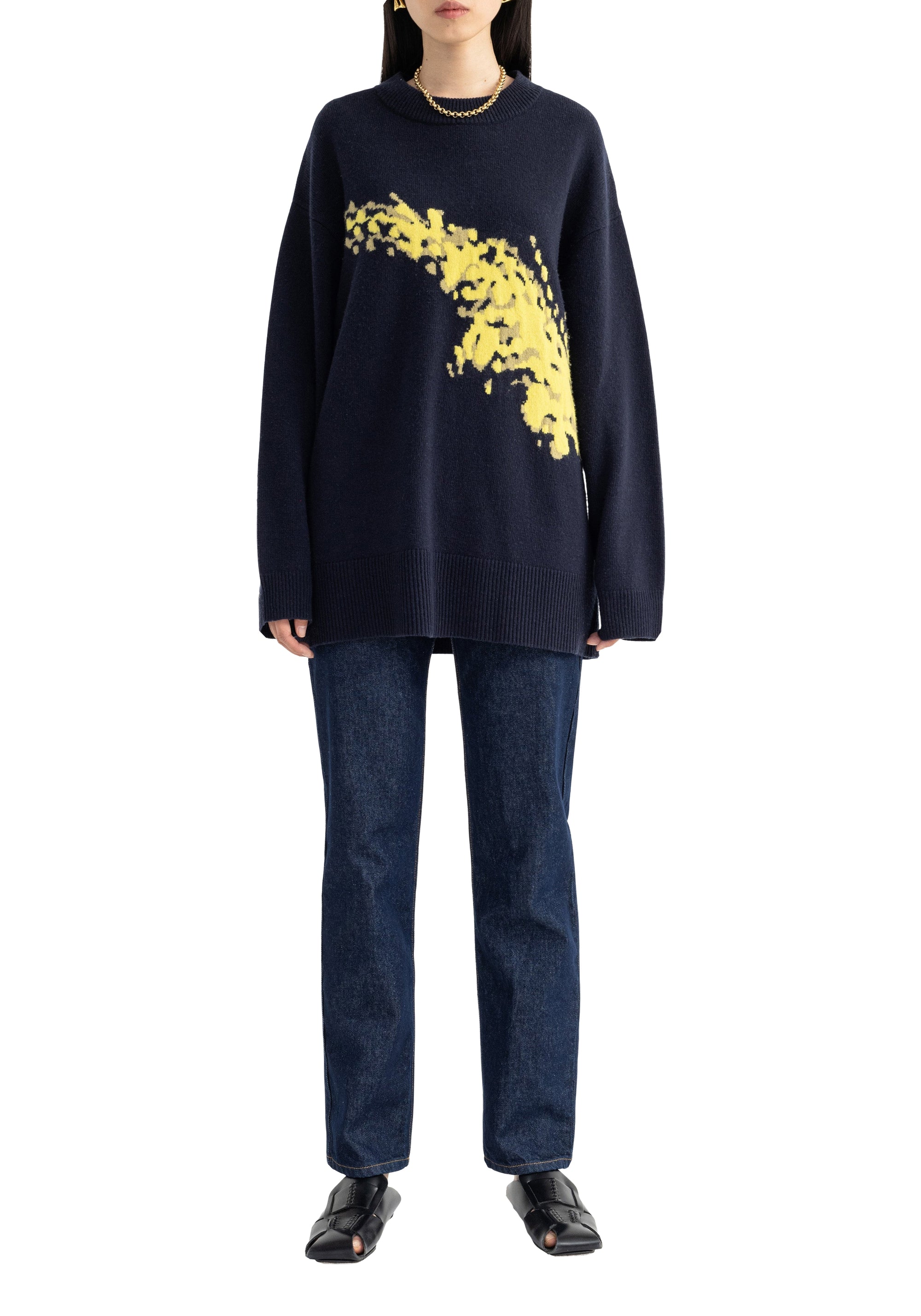 Nikolette Mimosa wool jumper - Midnight