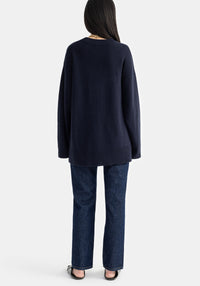 Nikolette Mimosa wool jumper - Midnight